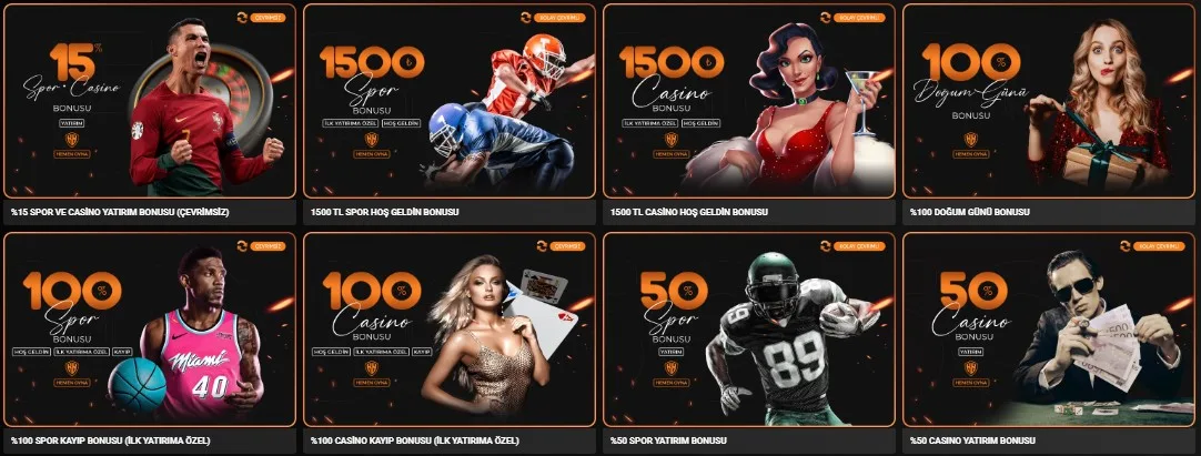 Rinabet bonus kampanyaları